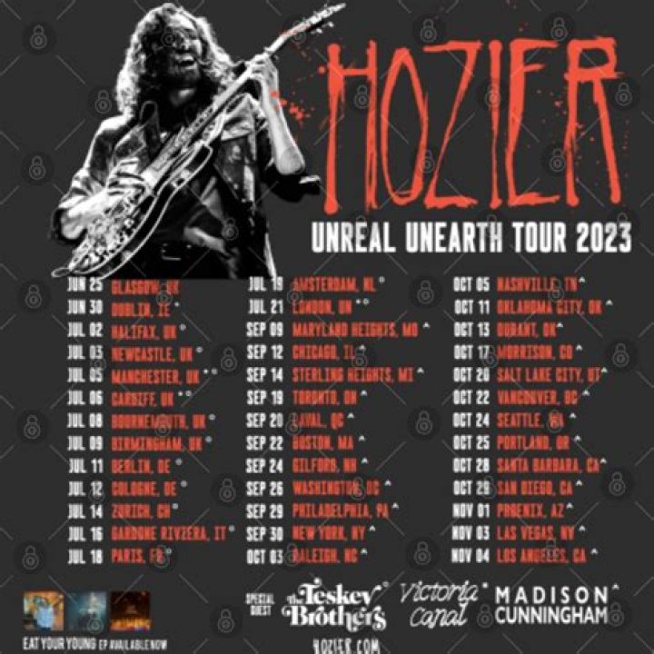 
Alternative to Ticketmaster? Fans look for Hozier Unreal Unearth Tour 2023 tickets on SeatGeek, StubHub 