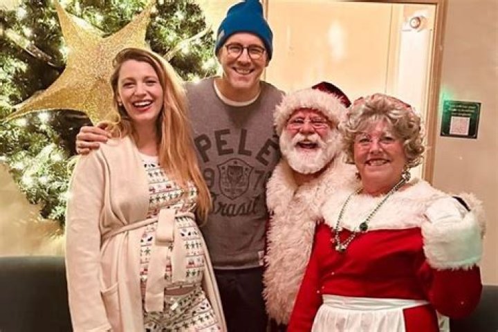 
Blake Lively Shows Off Baby Bump in Holiday PJs as Ryan Reynolds Jokes About ‘Inexcusable’ Photo Mistake 