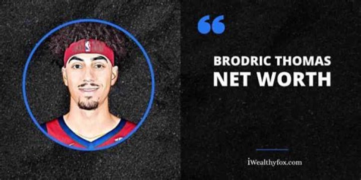 
Brodric Thomas Height, Weight, Net Worth, Age, Birthday, Wikipedia, Who, Nationality, Biography 