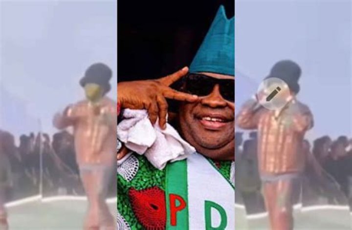
Davido channels his uncle, Senator Adeleke’s signature style as he struts the runway at NYFW (Video) 