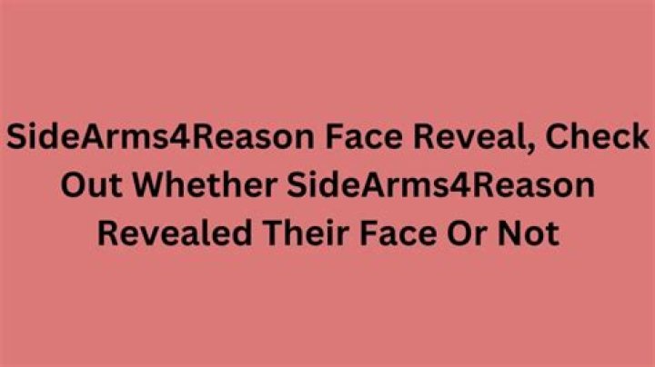 
Has Sidearms4reason Done A Face Reveal? Here’s How He Really Looks Like 