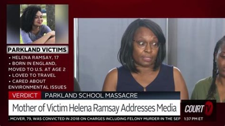
Helena Ramsay And Other Parkland Shooting Victim’s Families At Penalty Trial 