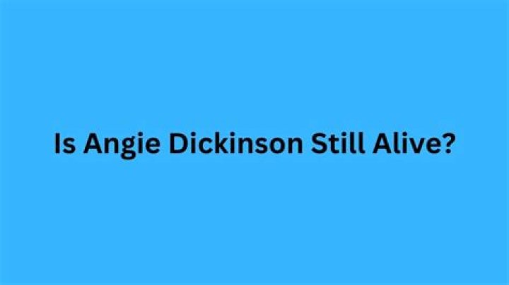 Is Angie Dickinson Still Alive? Where Is Angie Dickinson Now?