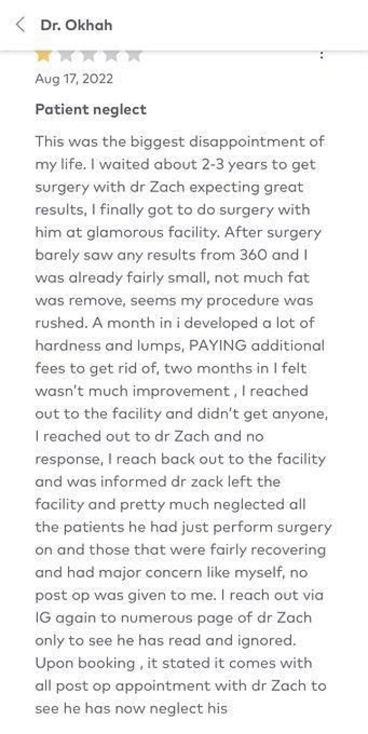 Is Dr. Zachary Okhah board certified?