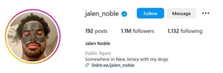 Jalen Noble Height, Weight, Net Worth, Age, Birthday, Wikipedia, Who, Instagram, Biography
