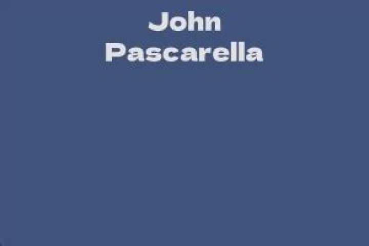 
John Pascarella Height, Weight, Net Worth, Age, Birthday, Wikipedia, Who, Nationality, Biography 