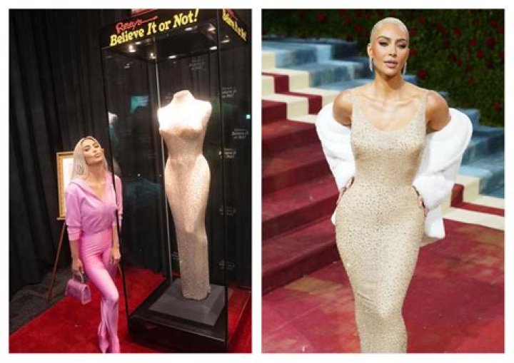 
Kim Kardashian Says Ripley’s Was Not Going to Lend Her Marilyn Monroe Dress ‘Until Kris Jenner Called’ 