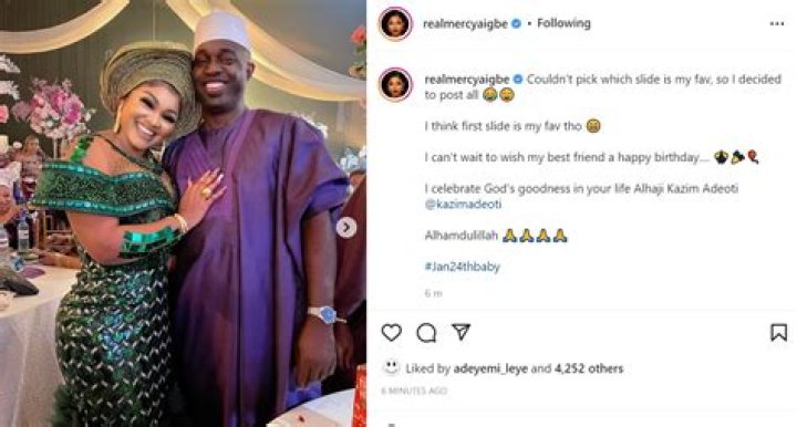 
Lanre Gentry, Mercy Aigbe’s ex-husband, celebrates his birthday in grand style. 