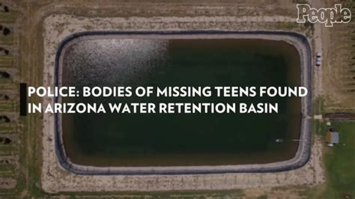 
Police: Bodies of Missing Teens Found in Arizona Water Retention Basin 