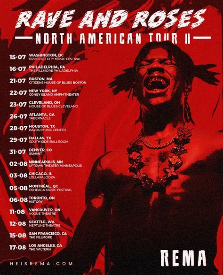 
Rema Plans To Mourn Queen Elizabeth With ‘Rave & Roses’ UK tour 