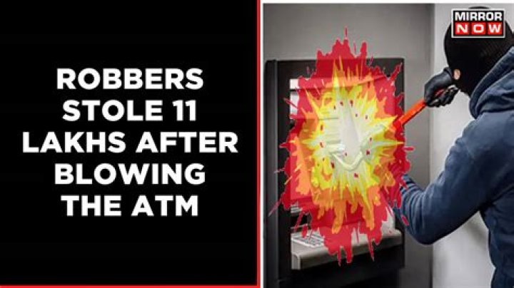 
Robber blackens CCTV, blasts ATM to rob Rs 11 lakh 