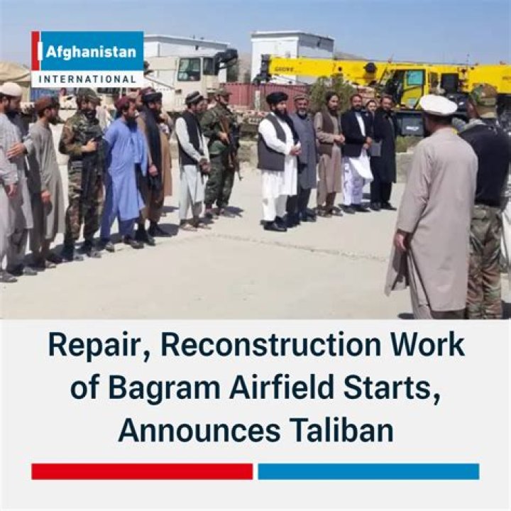 
Taliban starts repair work of Afghanistan’s Bagram airfield 