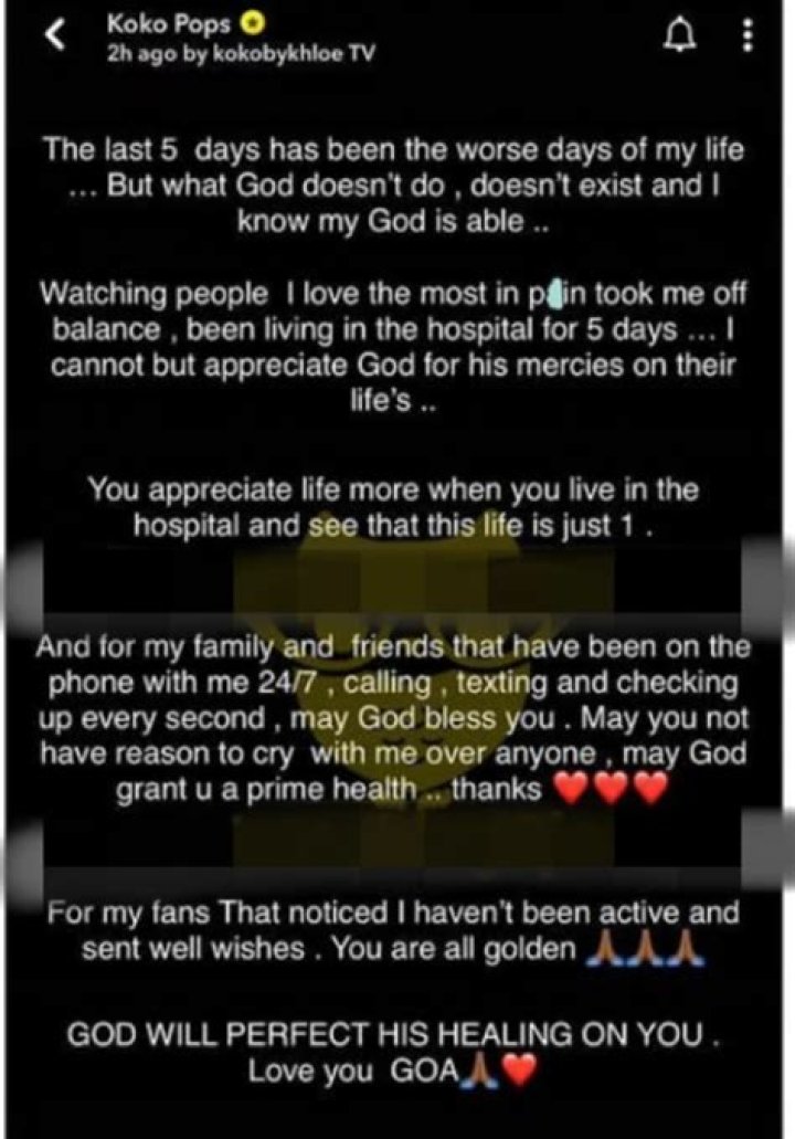 
The Last 5 Days Have Been The Worse Days Of My Life- BBNaija Reality Star, Khloe 