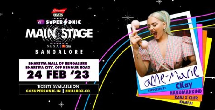 
UK’s breakthrough pop star, Anne-Marie and Nigerian Afropop superstar CKay say Namaskara from Vh1 Supersonic Mainstage Bengaluru 