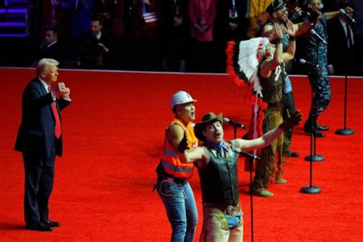
Video of Trump dancing to Village People’s Macho Man at Mar-a-Lago goes viral 
