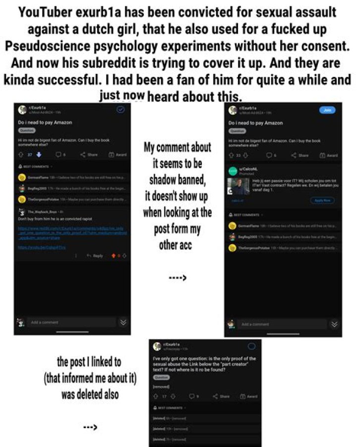 
We Have Done A Fact Check On Exurb1a Allegations As Somebody Exposed The YouTuber 