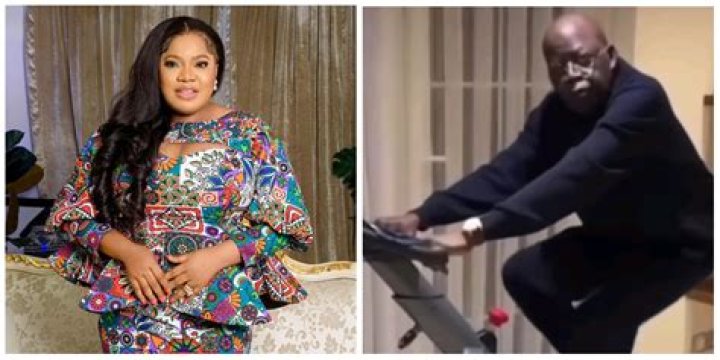 
What Else Does He Need To Do To Prove He’s Not Dying – Toyin Abraham To Tinubu’s Critics Over Workout Video 