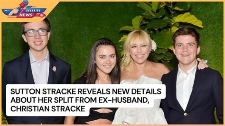 
Who Is Christian Stracke New Wife In 2022? Did He Get Married Again After His Divorce With Sutton 